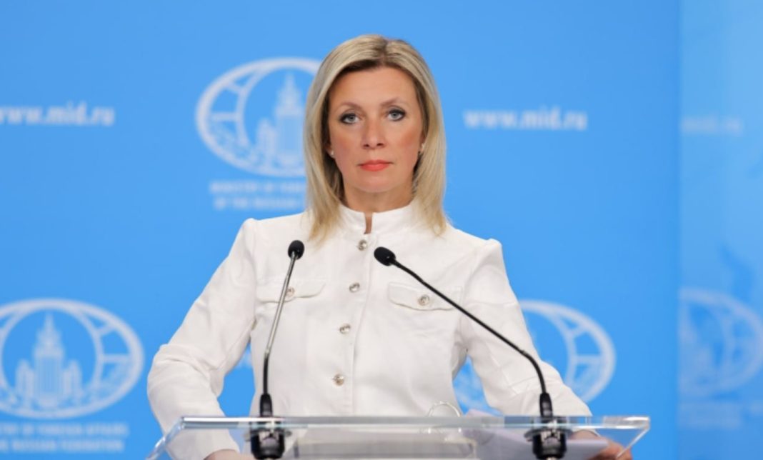 Screenshot_1 Марія Захарова під час пресконференції МЗС Росії