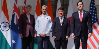 Quad diplomats meet in New Delhi