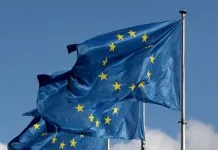 ЄС планує обмежити право вето нових членів Прапори ЄС на фоні неба