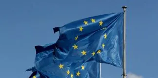ЄС планує обмежити право вето нових членів Прапори ЄС на фоні неба