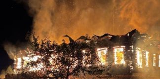 Destroyed school in the village of Masheve, Chernihiv region, after a Russian drone attack