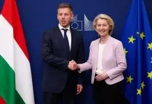 Угорщина домоглася розблокування європейських фондів на €16,4 млрд Петер Мадяр та Урсула фон дер Ляєн підписують угоду про розблокування єврофондів для Угорщини