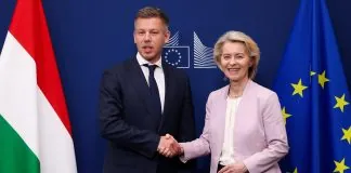 Угорщина домоглася розблокування європейських фондів на €16,4 млрд Петер Мадяр та Урсула фон дер Ляєн підписують угоду про розблокування єврофондів для Угорщини