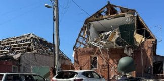 Shelling of Kharkiv district, police work
