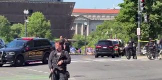 Shooting near the White House in the United States