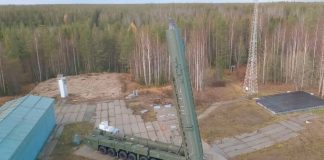 Missile tests at the Kura test site, Russia