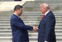 Trump and Xi Jinping meeting in Beijing