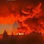 У Башкортостані спалахнула нафтобаза з цистернами мазуту