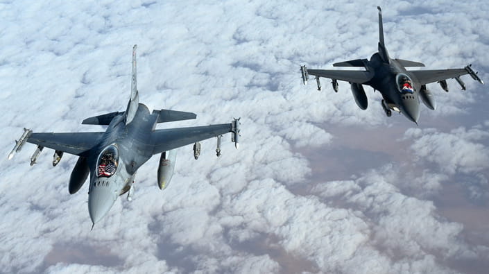 c6a4553-705 NATO aircraft in the skies of Latvia