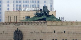 Air defence on Red Square before the parade