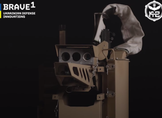Ukrainian AI turret against enemy drones