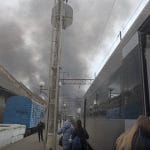 Fire after a UAV attack: Ternopil partially without power
