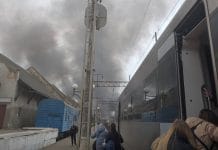 Масштабна пожежа у Тернополі після атаки БПЛА
