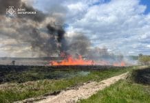 Російський авіаудар по аграрному сектору Запорізького району