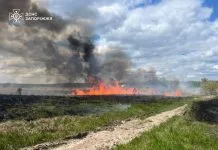 Російський авіаудар по аграрному сектору Запорізького району