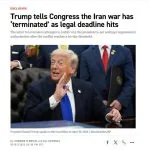 Trump declares war with Iran over: what happened