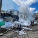 Drones attacked Kharkiv: petrol stations are on fire, there are victims