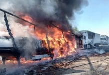 Bus with children under fire in Dnipropetrovs'k region