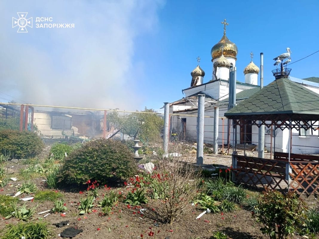 Наслідки удару БпЛА по Запорізькому району