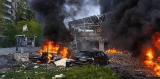 Consequences of the attack on Zaporizhzhia on 5 May