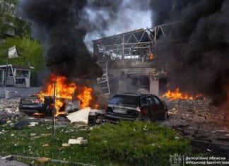 Consequences of the attack on Zaporizhzhia on 5 May