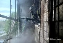 Attack on Dnipro region, destruction and rescuers