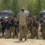 Українських патрульних готують до боїв на спецполігонах