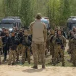 Українських патрульних готують до боїв на спецполігонах