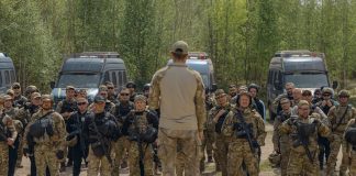 Українських патрульних готують до боїв на спецполігонах інтенсивний вишкіл патрульних поліції на полігоні