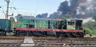 Attack on the railway in Dnipropetrovs'k region