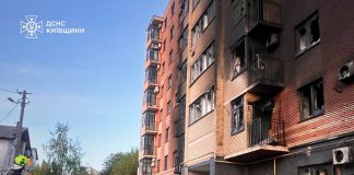Consequences of the attack in Kyiv region, damaged houses