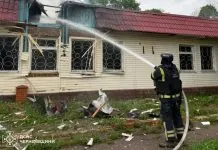 ДСНС ліквідовує наслідки обстрілів Чернігівщини