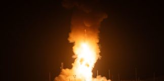 Запуск ракети Minuteman III на тлі навчань РФ
