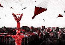 Illustrative photo of the attack on Kyiv