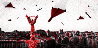 Lutsenko warns of the threat of Kyiv becoming a frontline Illustrative photo of the attack on Kyiv