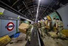 НАТО розгорнуло штаб у лондонському метро для відпрацювання ударів по Росії Військові НАТО на закинутій платформі лондонського метро під час навчань
