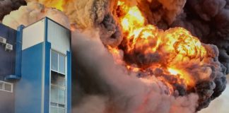 Rescuers eliminate consequences of attack in Kyiv region