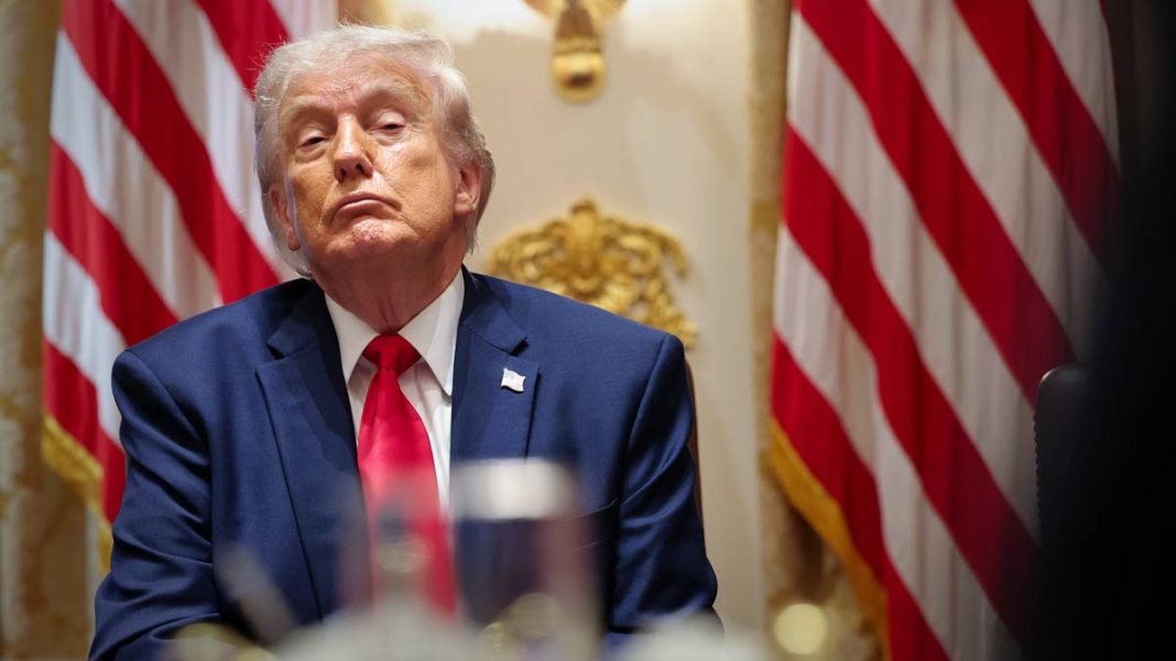 tr1200 US President Donald Trump delivers a statement on Iran and its nuclear programme