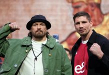 Usyk and Verhoeven held a duel of looks before the fight in Egypt Oleksandr Usyk and Rico Verkhoven during a duel of views in Egypt