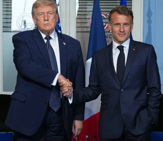 Трамп зробив важливу заяву про війну в Україні та майбутні переговори Президент США Дональд Трамп і президент Франції Емманюель Макрон під час зустрічі на полях саміту G7 у Франції.