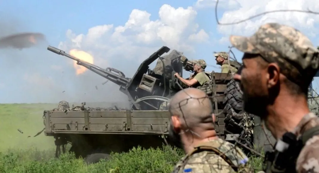 Солдати ЗСУ на лінії фронту