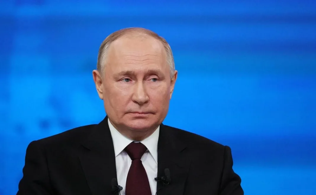 Putin during his speech