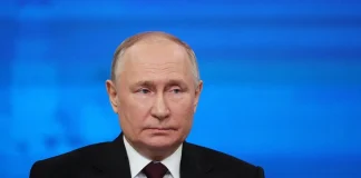 Putin during his speech
