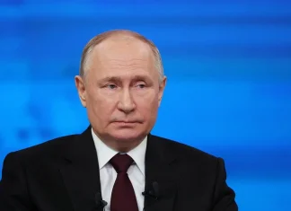 Путін під час виступу