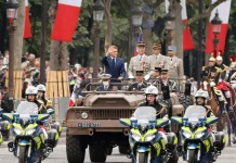 Bastille Day parade in Paris