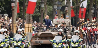 Bastille Day parade in Paris