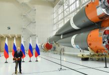 Russia may deploy nuclear weapons in space: Germany is preparing a response The Russian President is speaking against the backdrop of a launch vehicle in a hangar at the spaceport