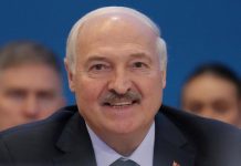 Олександр Лукашенко під час виступу