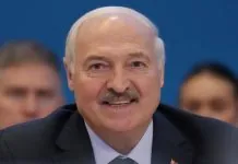 Олександр Лукашенко під час виступу