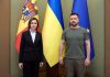 Президент України Володимир Зеленський провів зустріч з Президентом Республіки Молдова Маєю Санду